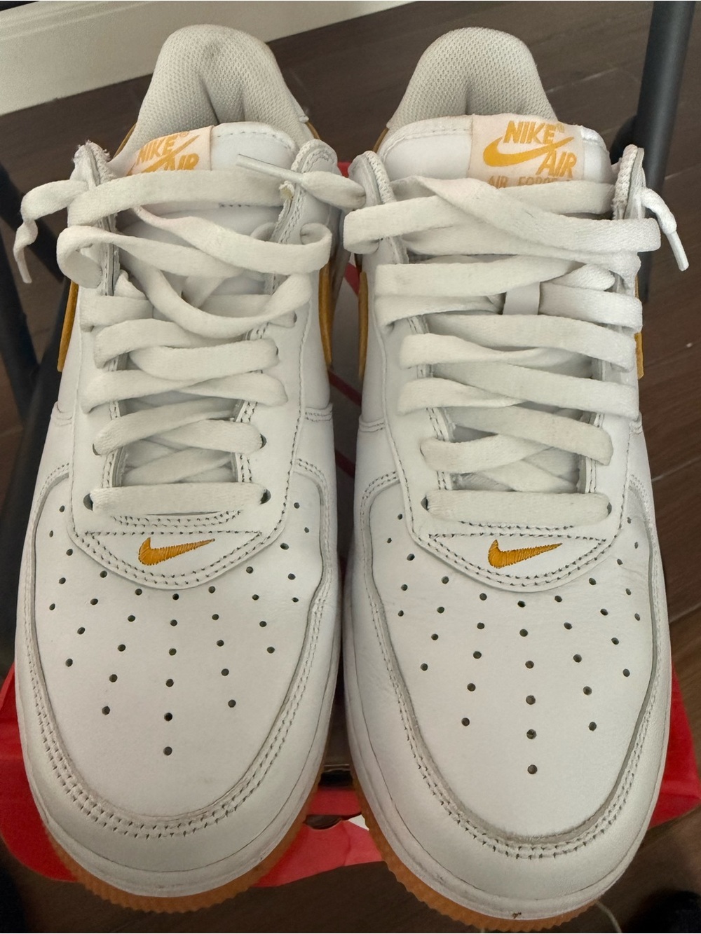Nike Air Force 1 Low Retro QS "Color of the Month - White University Gold"
